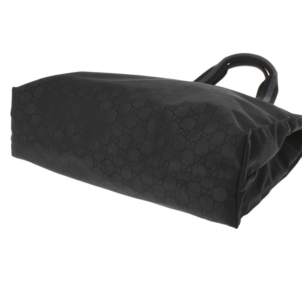 Gucci Tote Nylon GG Bag Black - Picture 5 of 11